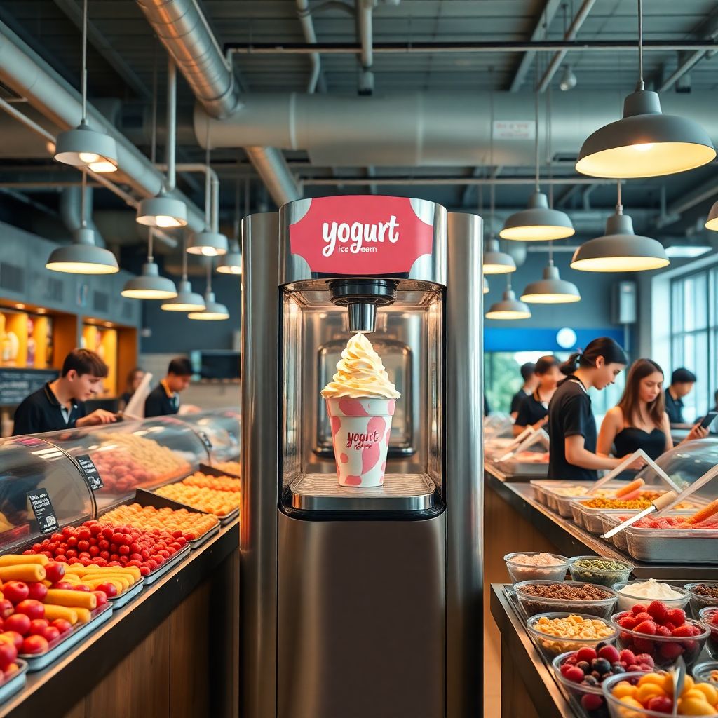 Maquina de Helado de Yogurt